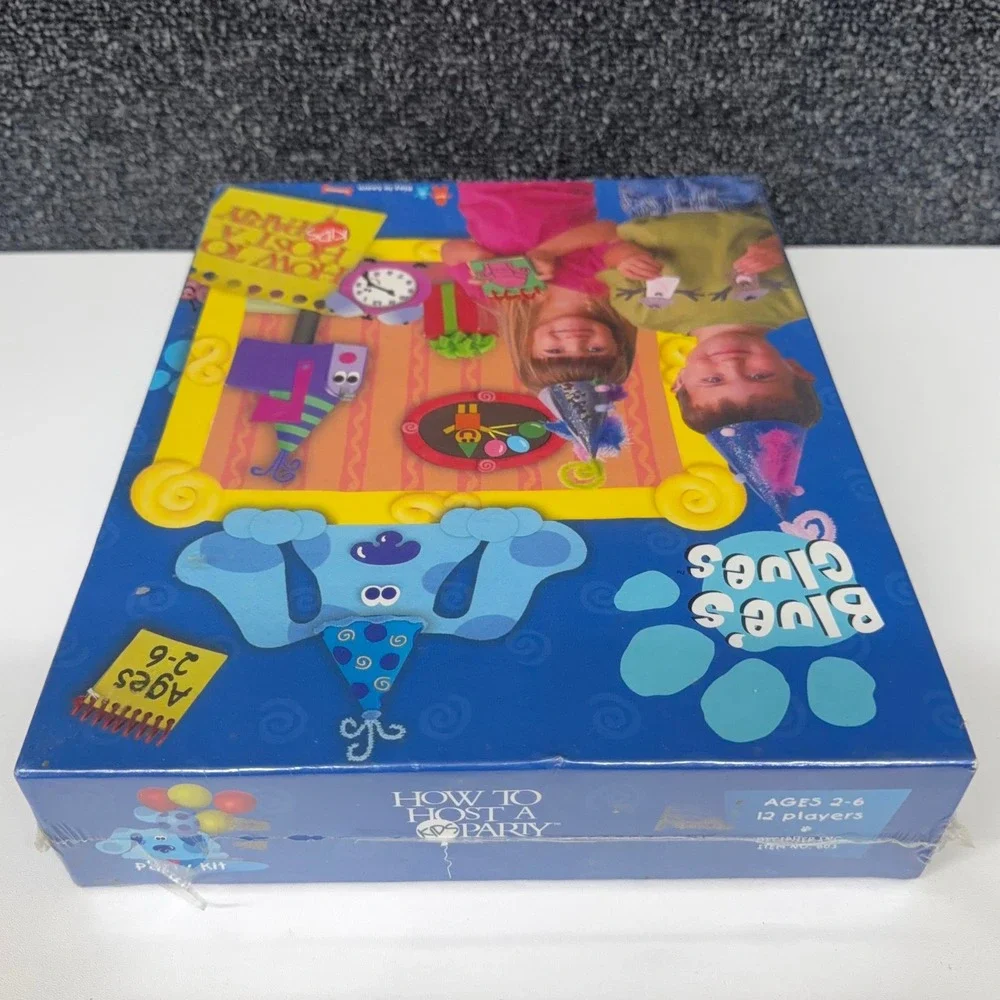 Vintage 1999 Blue's Clues How to Host a Kids Party Kit‎ Decipher Nickelodeon New